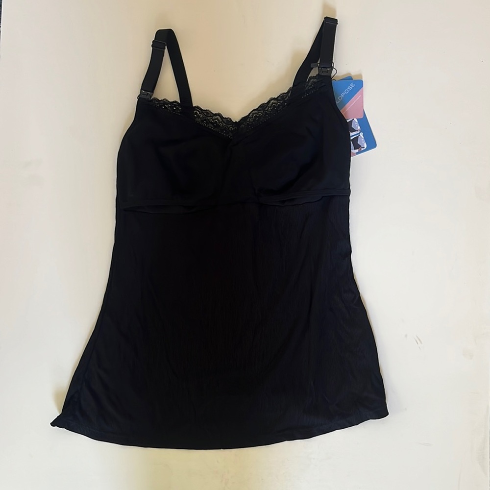 Holdpose nursing and hands free pumping black size L